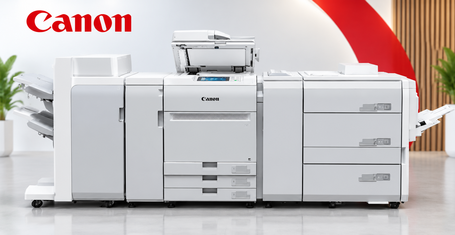 Canon imagePRESS con acabadora